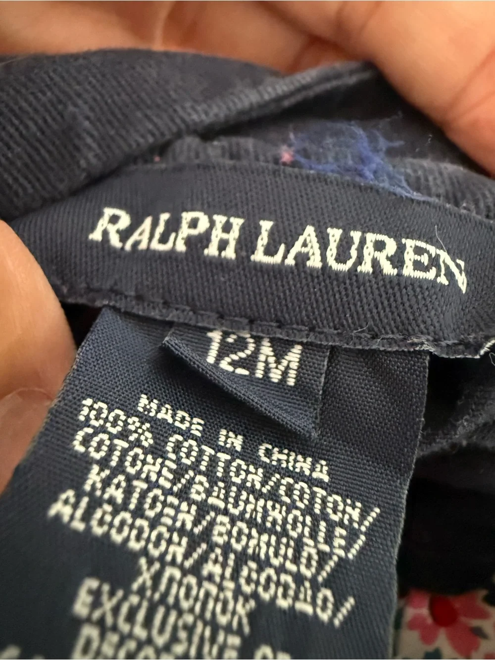 Ralph Lauren Baby Girls Jumper Dress and Floral top 12 Months